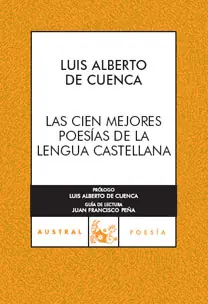 Las cien mejores poesías de la lengua castellana Ordenar Ahora Mismo