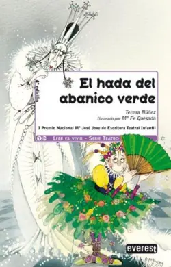 El hada del abanico verde Gran Oferta