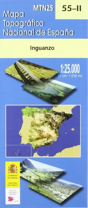 Mapa Topografico Mtn25 Hoja 55/Ii Oferta Limitada