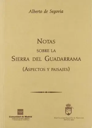 Notas Sobre la Sierra del Guadarrama Gran Oferta