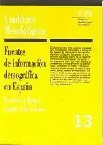 Oferta De Temporada Fuentes de Informacion Demografica en España