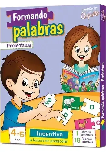 PACK FORMANDO PALABRAS PRE LECTURA (5 PIEZAS) PACK FORMANDO PALABRAS PRE LECTURA (5 PIEZAS) Solo Hoy