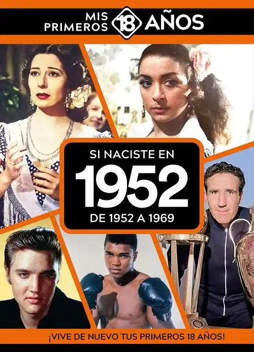 Súper Precio Si naciste en 1952 De 1952 a 1969 "(Mis primeros 18 años)"