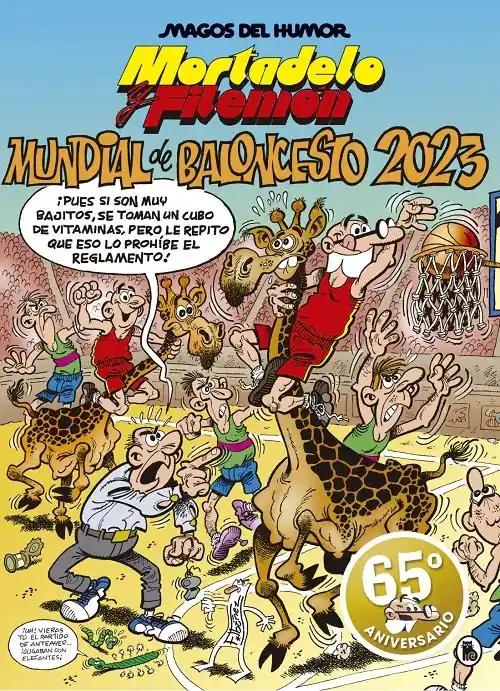 Alta Calidad Mortadelo y Filemón. Mundial de baloncesto 2023 "(Magos del humor - 220)"