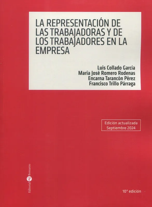 Mejor Precio La representación de las trabajadoras y de los trabajadores en la empresa