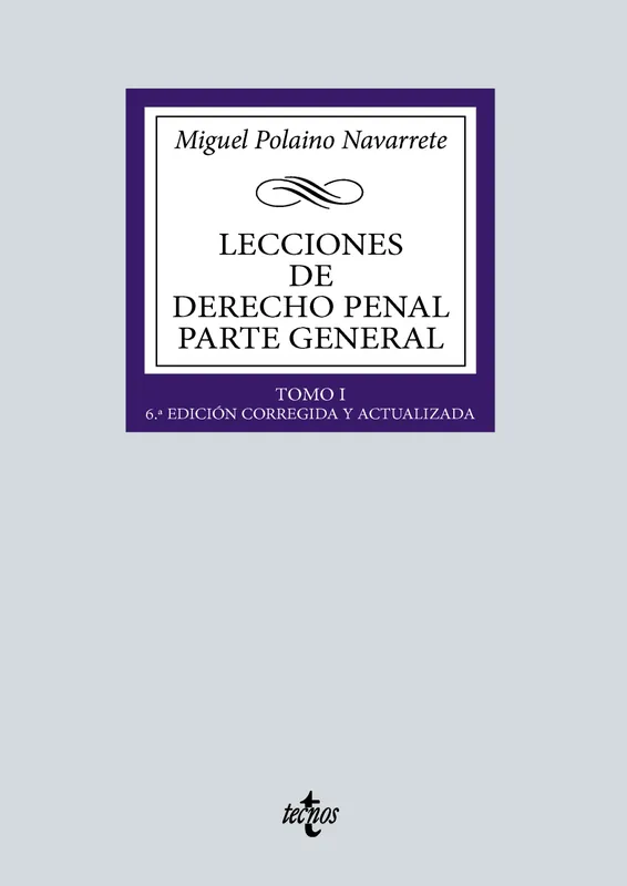 Marca Reconocida Lecciones de Derecho penal. Parte General